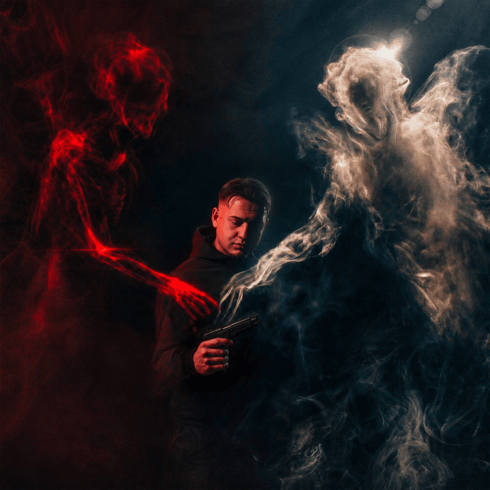 Cover dell'album 'NEL BENE E NEL MALE' di Il Ghost