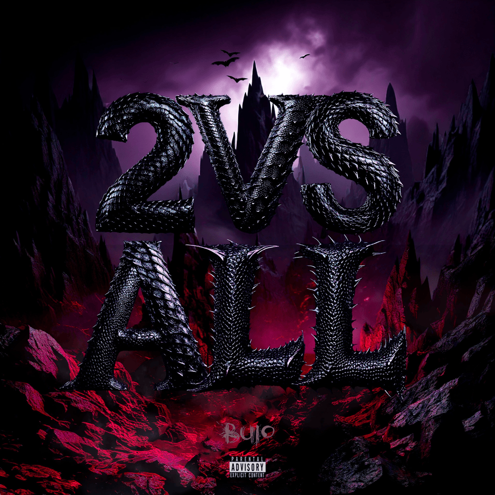 Cover dell'album '2 VS ALL (Buio)' di Intifaya, Rayan