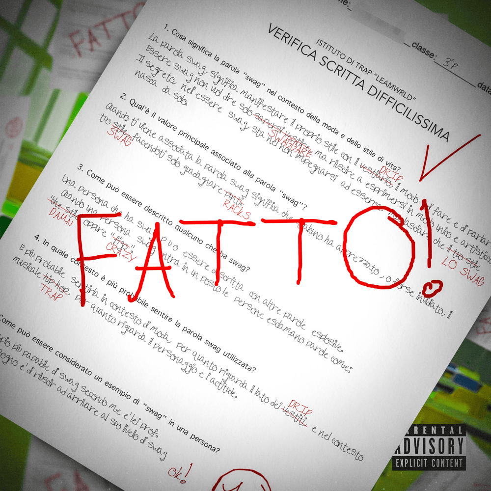 Cover della canzone 'Fatto!' di LEAM