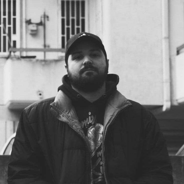 Foto di Luca Borraccesi, artista con ruolo nel rap italiano