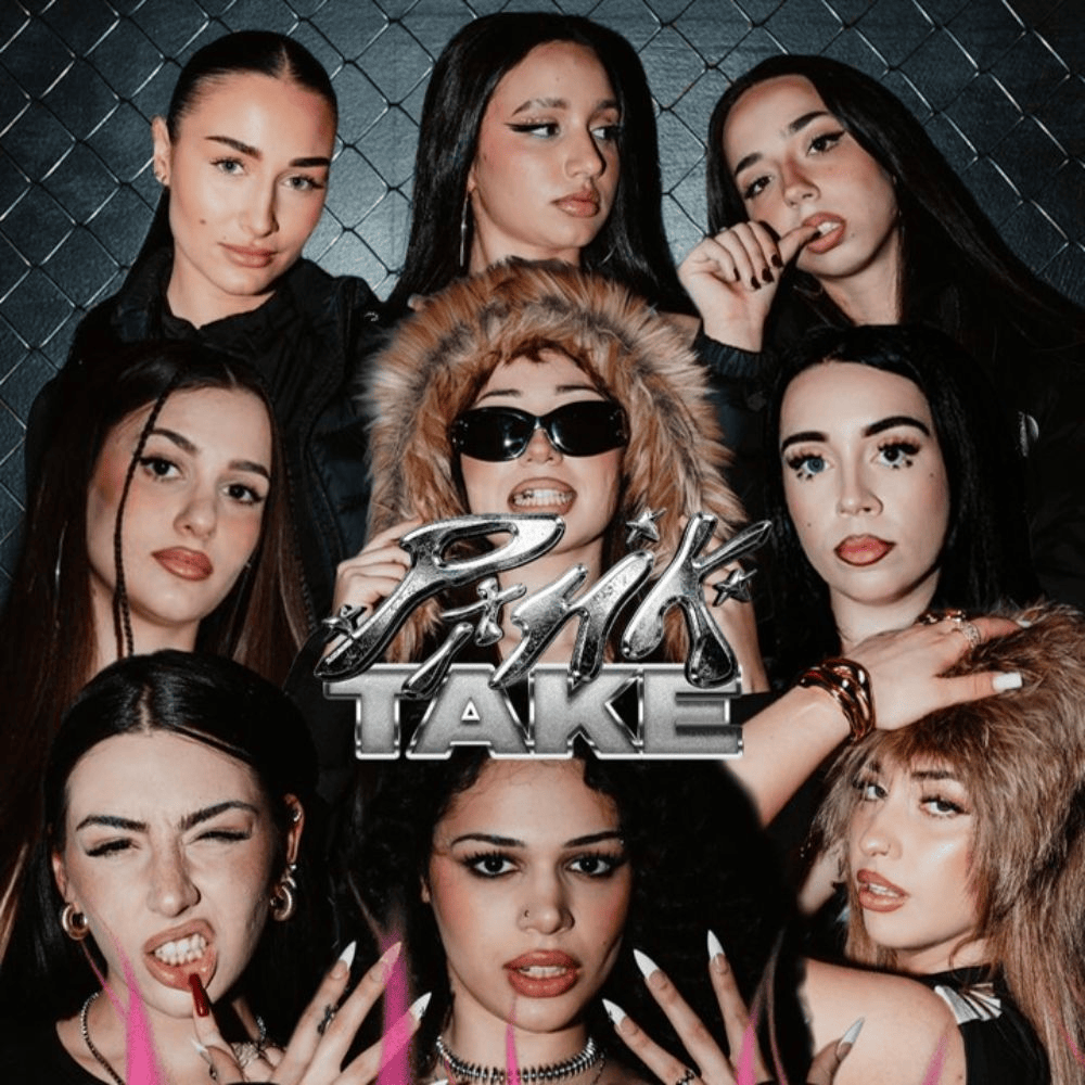 Cover della canzone 'PINK TAKE' di One Take FM ft. Clamö (ITA), Coco93, MISSVIVS, Mia Paez, R3versal, RIRI2K, TIARA (ITA), ayo ally, ren (ITA)