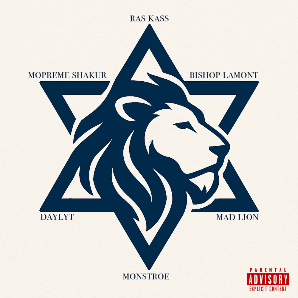 Cover della canzone 'Mapogo Lions' di Ras Kass ft. Bishop Lamont, Daylyt, Monstroe, Mopreme Shakur