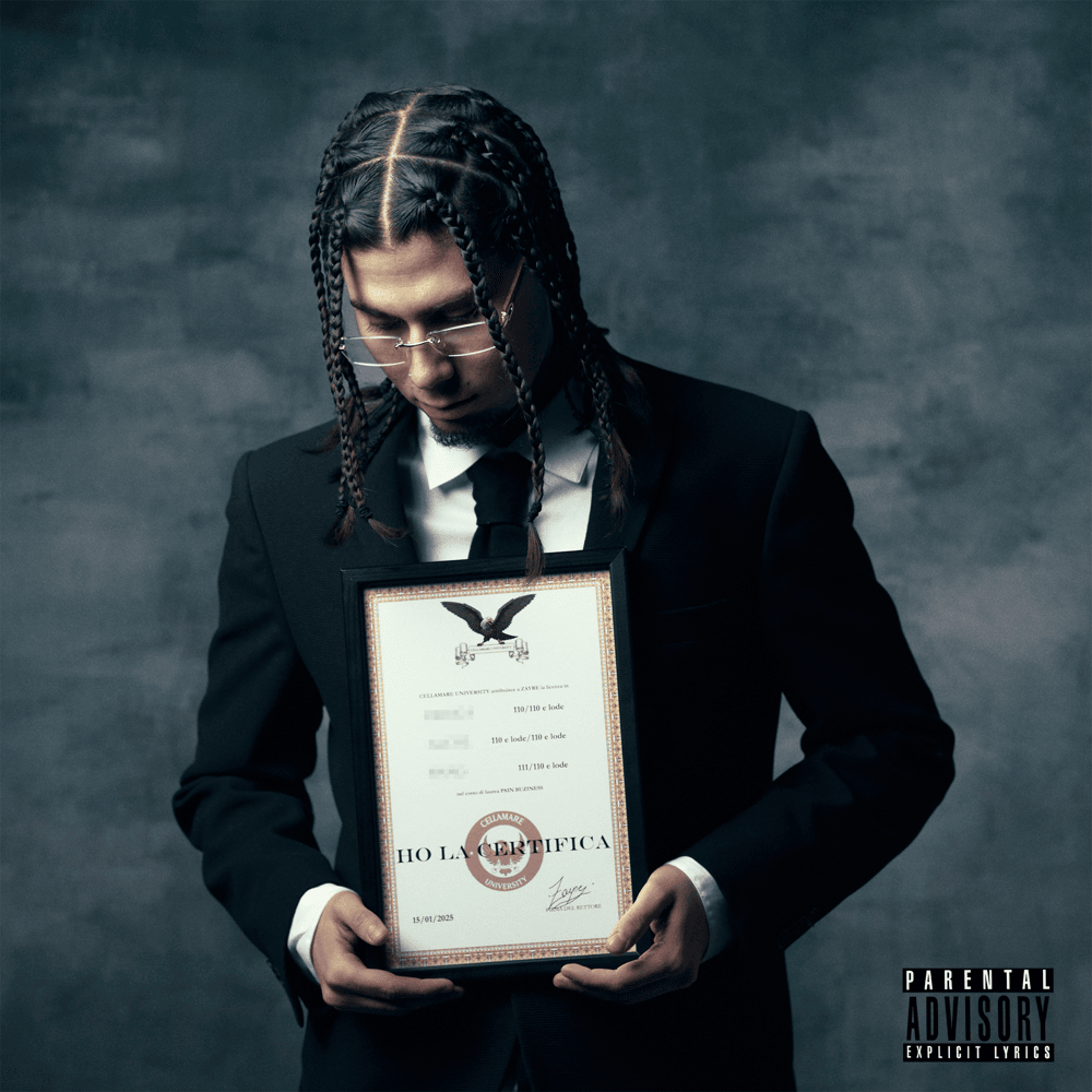 Cover della canzone 'HO LA CERTIFICA' di Zayre